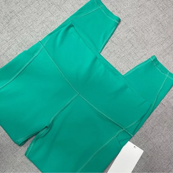 Lululemon Align High Rise Pants Leggings with Pockets Kelly Green 12 14 Nwt - Picture 6 of 9